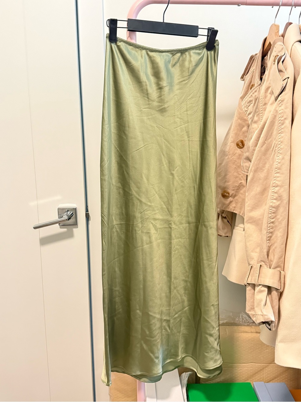 Reformation Layla Silk Skirt